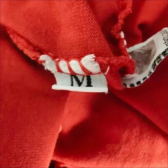 Roberto Cavalli T-Shirt Red Women's Medium Glitter Spellout Logo Short Sleeve - Picture 3 of 5